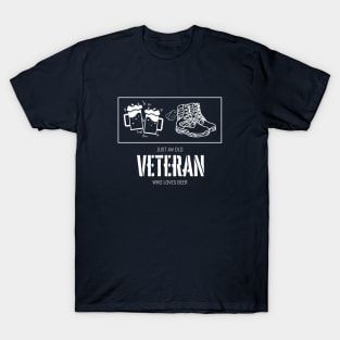 Veteran Who Likes Beer / USA / Military/ Vet T-Shirt